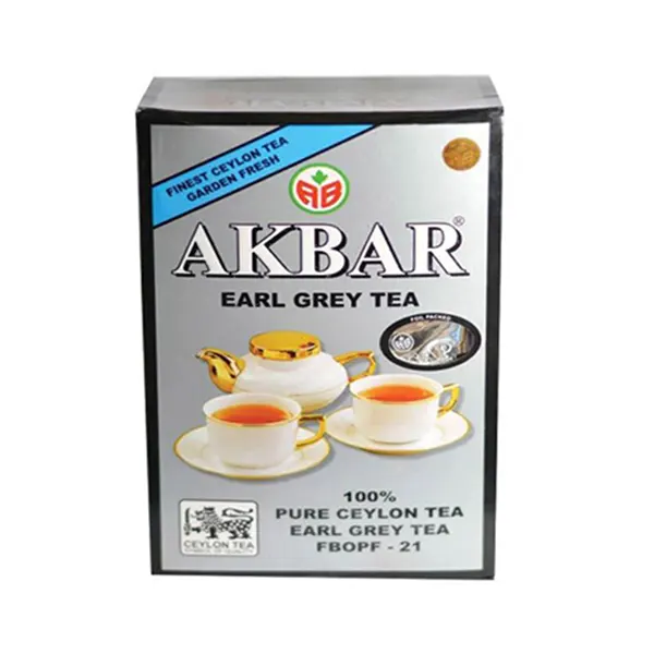 چای اکبر مدل ارل گری پاکتی